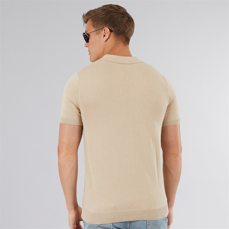 Bench Herre Brescia Strikket Polo Stone - Billede 2