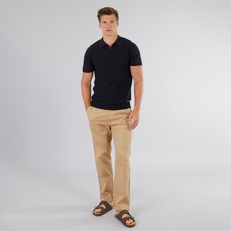 Bench Herre Brescia Strikket Polo Sort - Billede 4