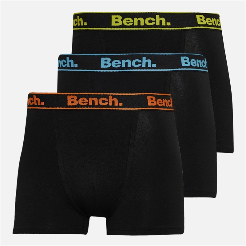 Bench Herre Wenzel tre pak boxershorts Sort - Billede 1