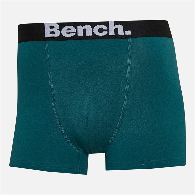 Bench Herre Geyord Tre Pak Underbukser Ecru Aop/Teal/Yarn Dyed Stripes - Billede 3
