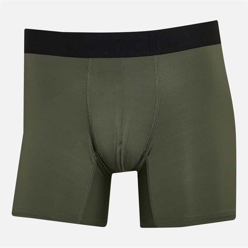 Bench Herre Veriato Tre Pak Mikrofiber Boksershorts Sort/Khaki/Steel Grey - Billede 2