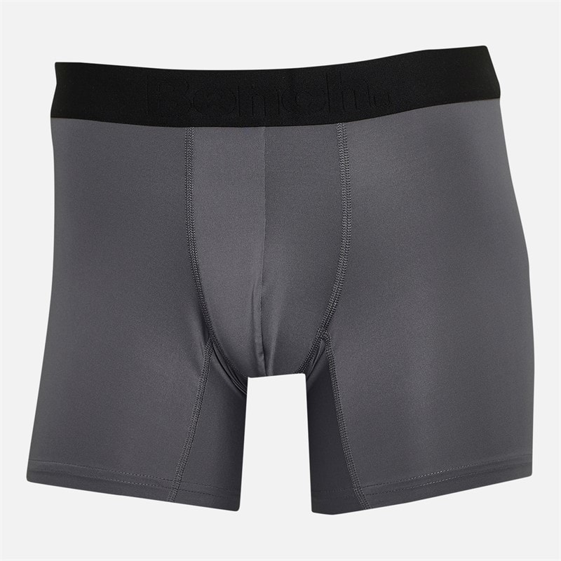 Bench Herre Veriato Tre Pak Mikrofiber Boksershorts Sort/Khaki/Steel Grey - Billede 3