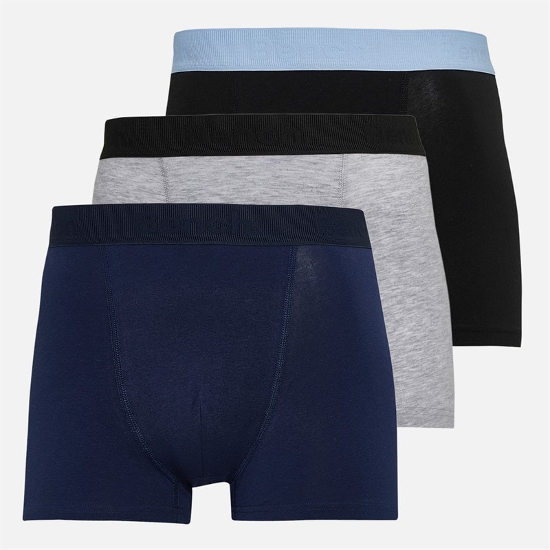 Bench Herre Syers tre pak boxers Sort/Grey Marl/Navy - Billede 1