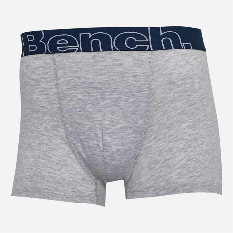 Bench Herre 3-pak Bokser Navy Aop/Sage Green/Grey Marl - Billede 3