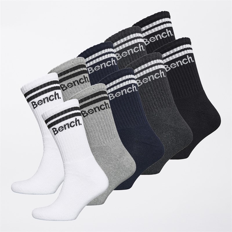 Bench Herrer Addo Ti Pak Polstrede Crew Sokker Mixed - Billede 1