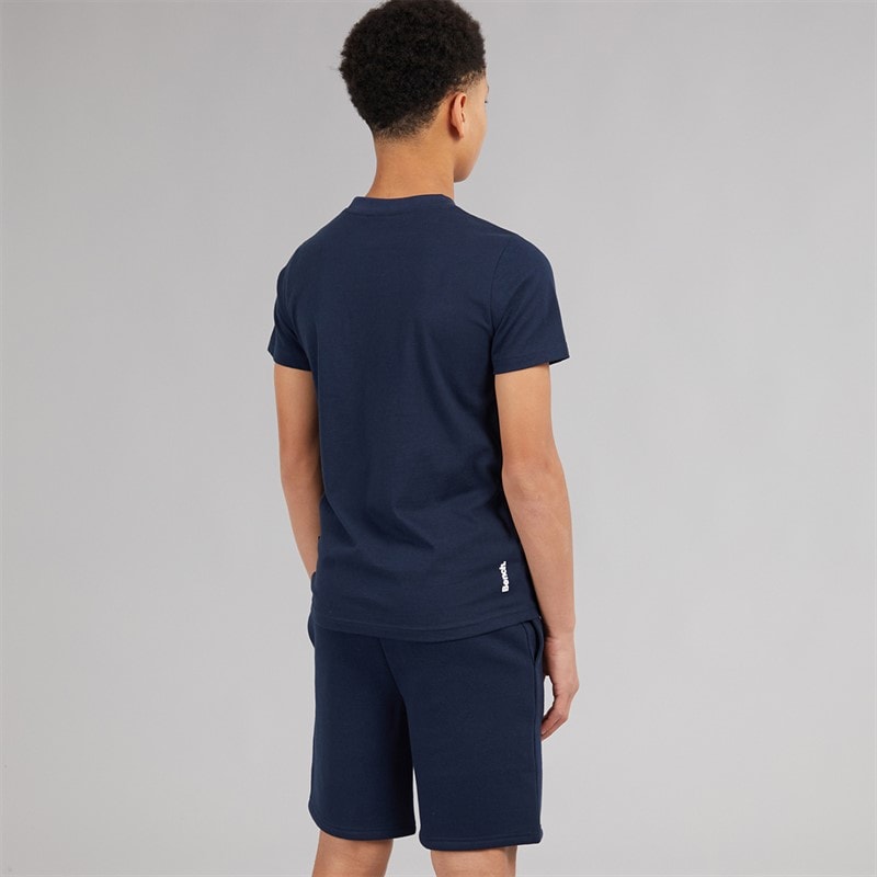 Bench Drenge Gowsen B T-shirt Og Shorts Sæt Navy - Billede 2