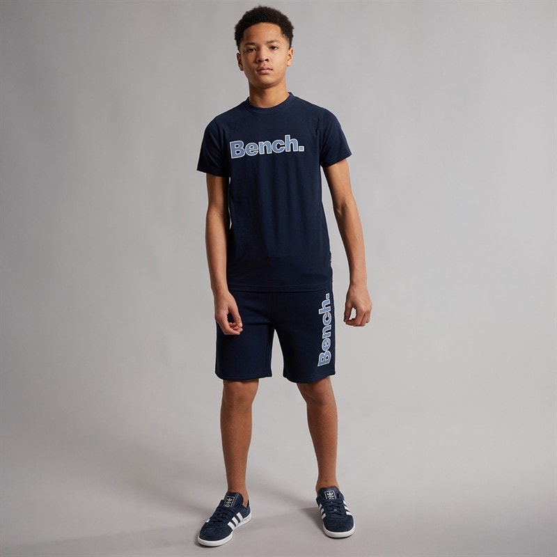 Bench Drenge Gowsen B T-shirt Og Shorts Sæt Navy - Billede 4