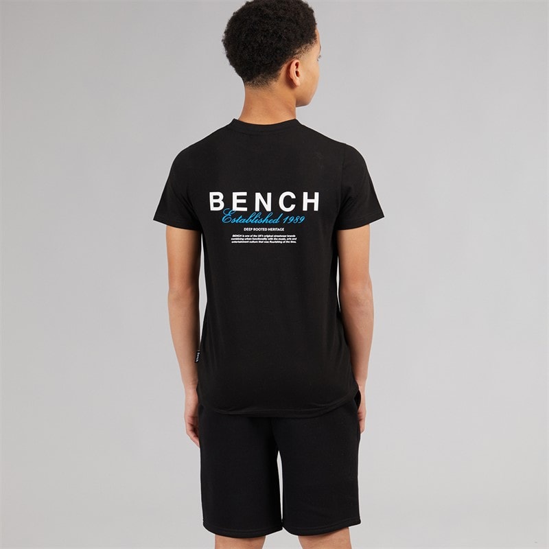 Bench Drenge Biller T-shirt og Shorts Sæt Sort - Billede 2