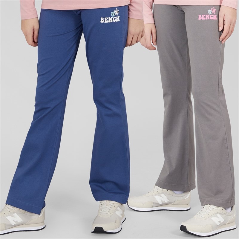 Bench Piger Torva To Pak Leggings Grå Melange/Navy Grey Marl / Navy