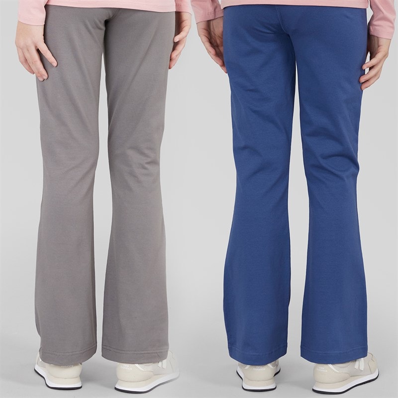 Bench Piger Torva To Pak Leggings Grå Melange/Navy Grey Marl / Navy - Billede 2