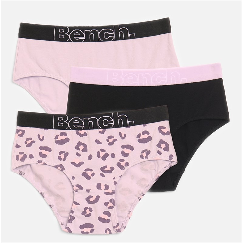 Bench Piger Andila Tre Pak Trusser Lilac Aop/Sort/Lilac - Billede 1