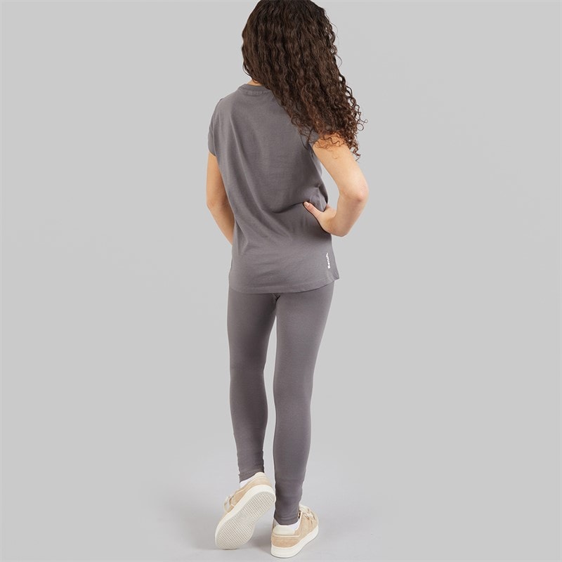 Bench Piger Wibsy T shirt Og Leggings Sæt Charcoal - Billede 2