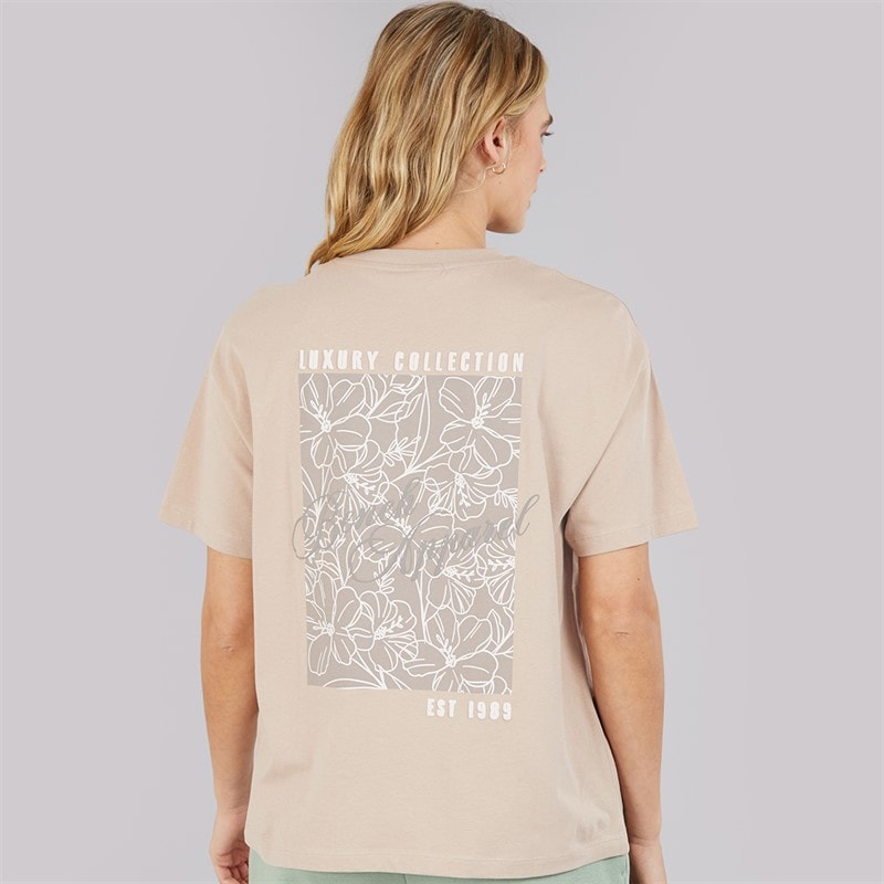 Bench Dame Yerra T-shirt Taupe - Billede 3