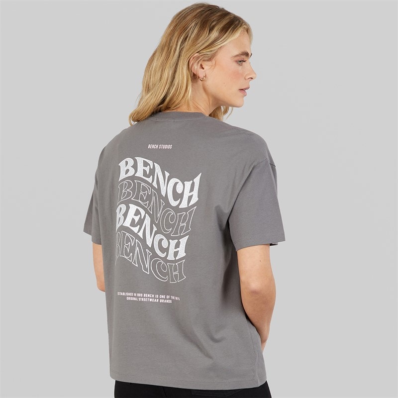 Bench Dame Renna T-shirt Charcoal - Billede 3