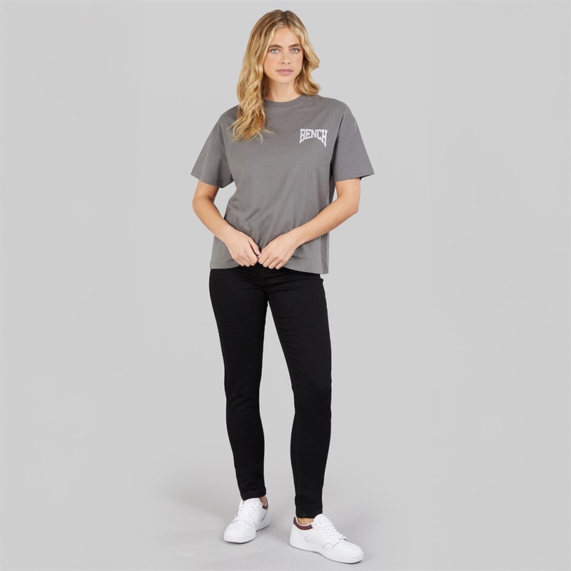 Bench Dame Renna T-shirt Charcoal - Billede 4