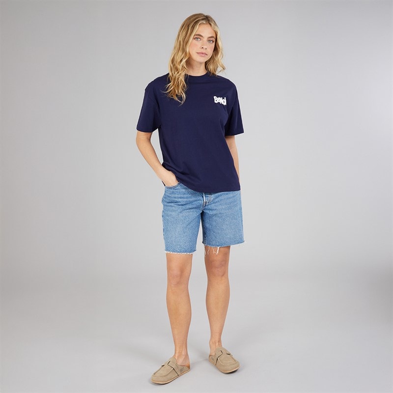 Bench Dame Sarrine oversized T-shirt Deep Navy - Billede 4