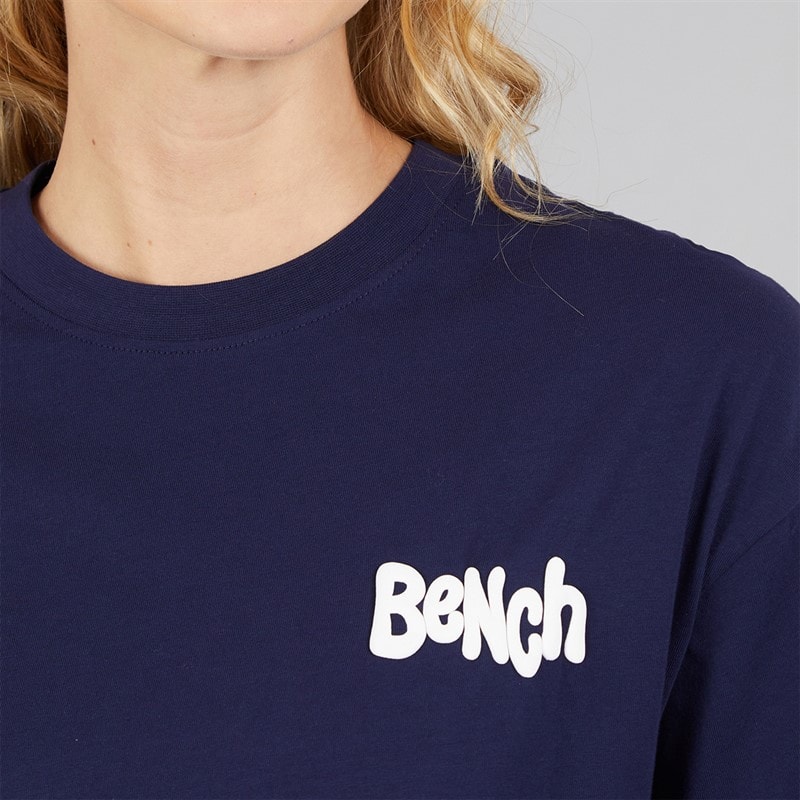 Bench Dame Sarrine oversized T-shirt Deep Navy - Billede 5