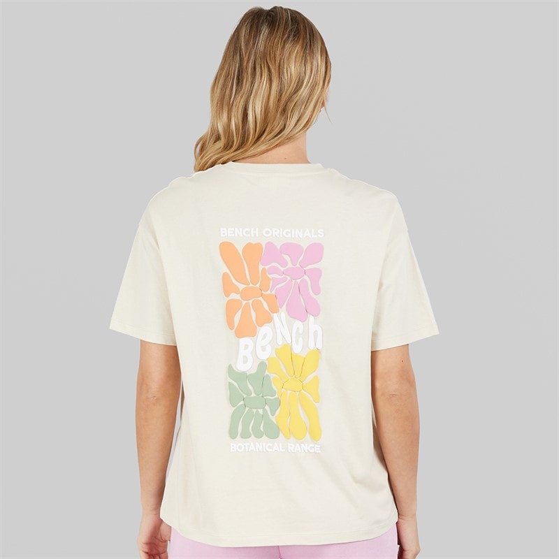 Bench Dame Sarrine oversized T-shirt Chalk - Billede 3