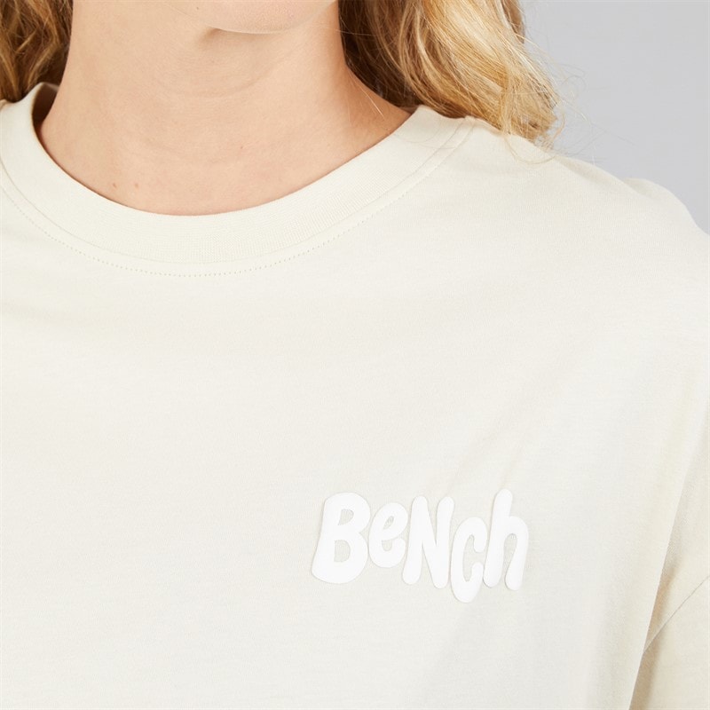 Bench Dame Sarrine oversized T-shirt Chalk - Billede 5