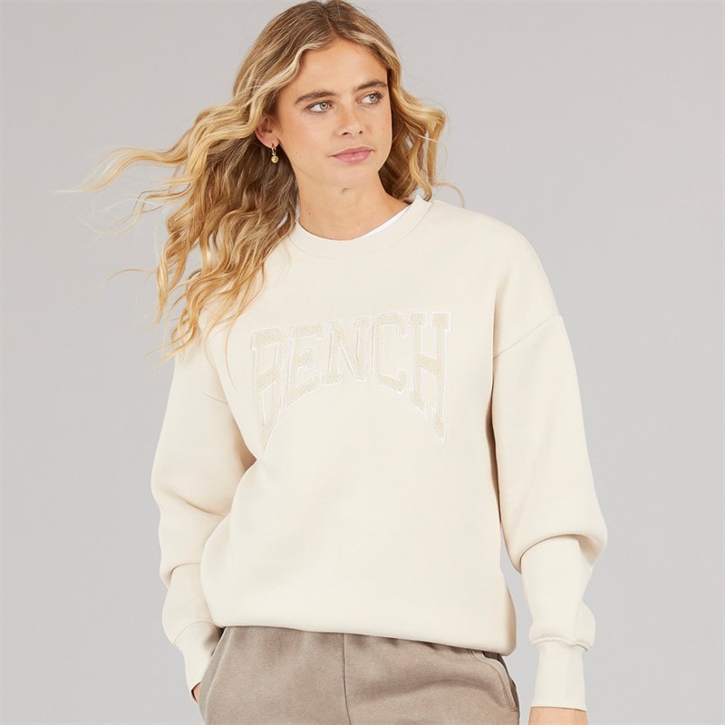 Bench Dame Lioh Oversized Sweatshirt Chalk - Billede 1