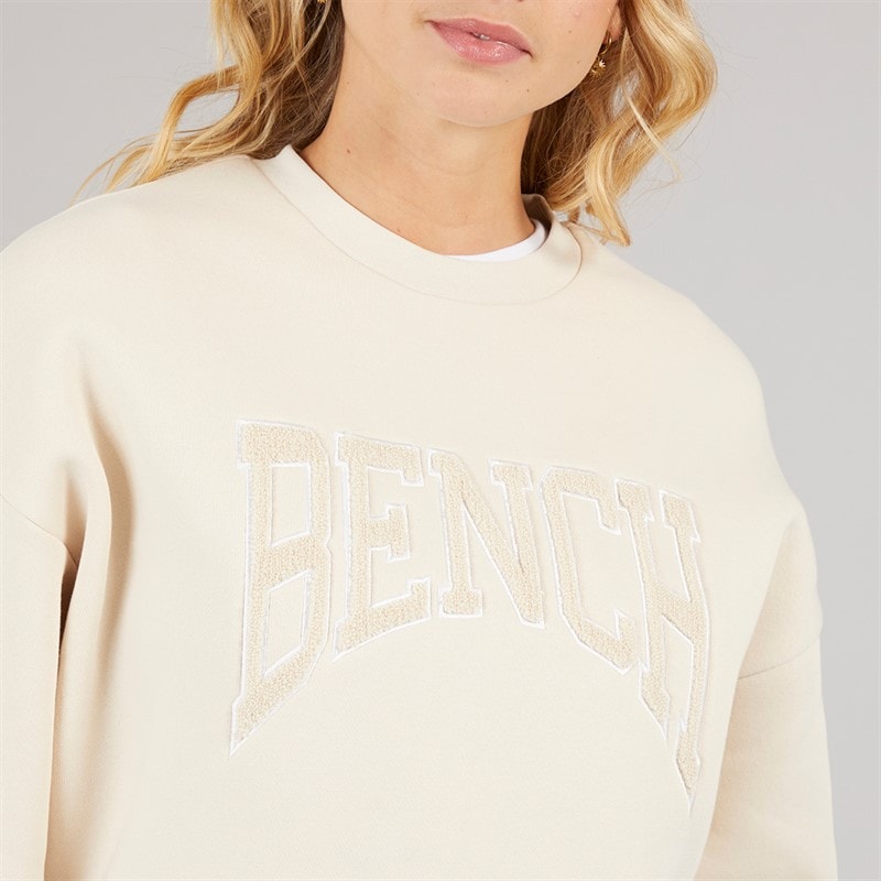 Bench Dame Lioh Oversized Sweatshirt Chalk - Billede 3