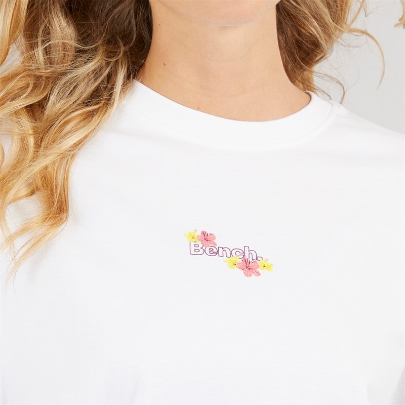 Bench Dame Craya T Shirt Hvid - Billede 5