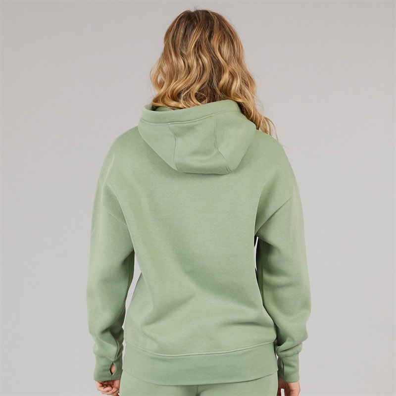 Bench Dame Riddy Oversized Hættetrøje Sage Green - Billede 2