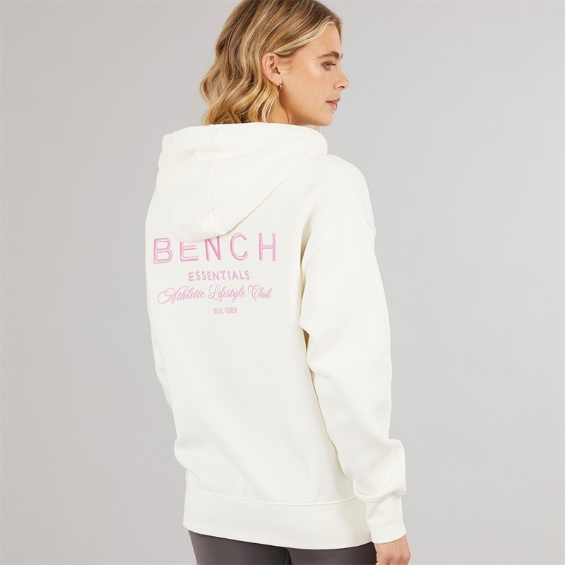 Bench Dame Catryn Hættetrøje Winter White - Billede 2