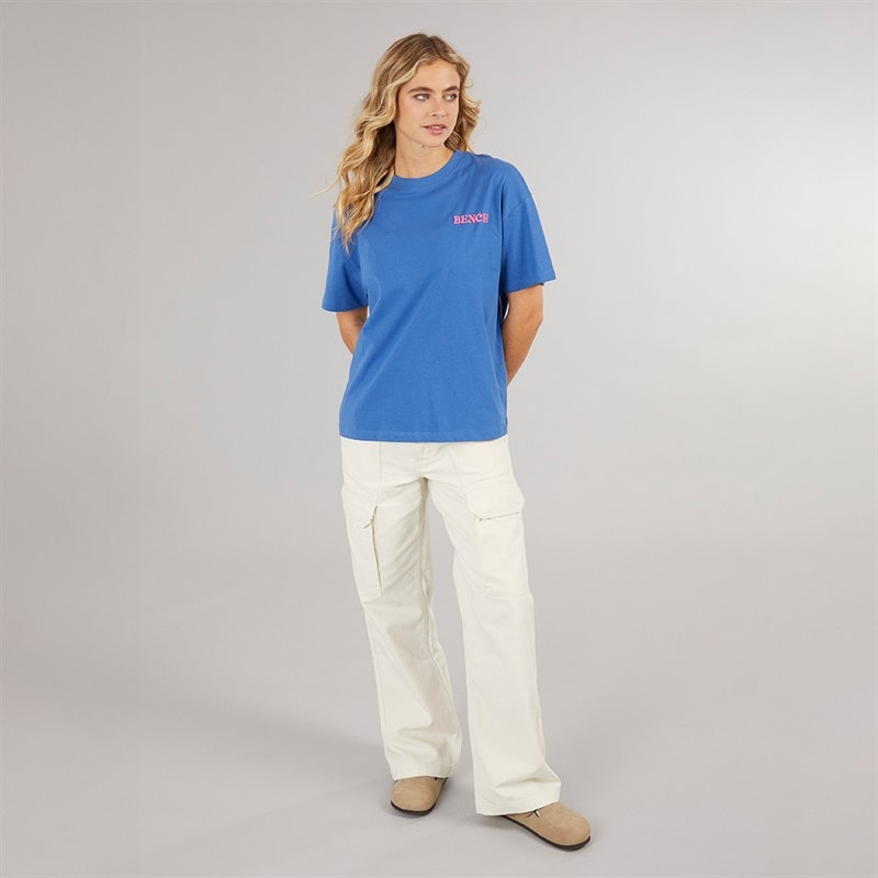 Bench Damer Dernia T-shirt Cobalt Blue - Billede 4