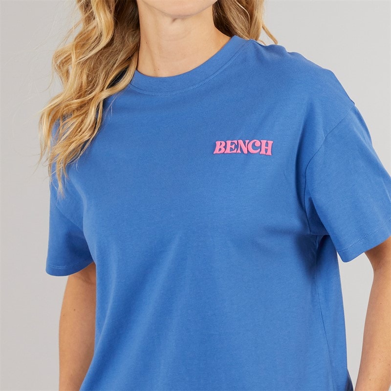 Bench Damer Dernia T-shirt Cobalt Blue - Billede 5