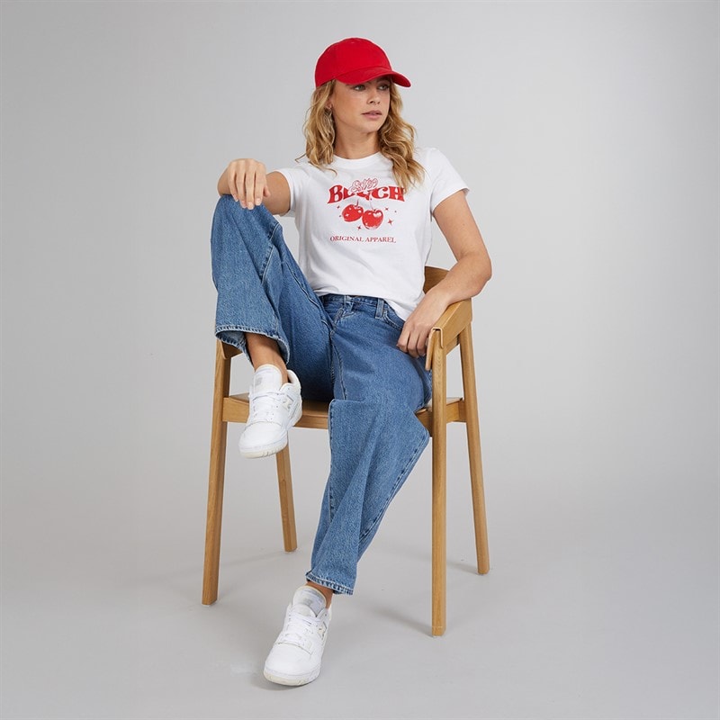 Bench Dame Sorren T-shirt Hvid - Billede 4
