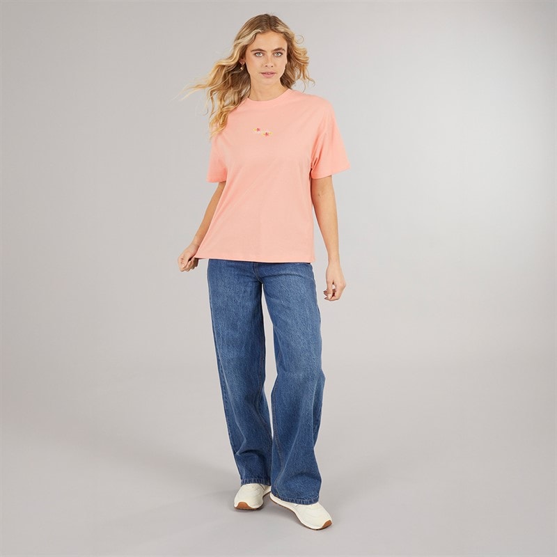 Bench Dame Craya T Shirt Pink Coral - Billede 4