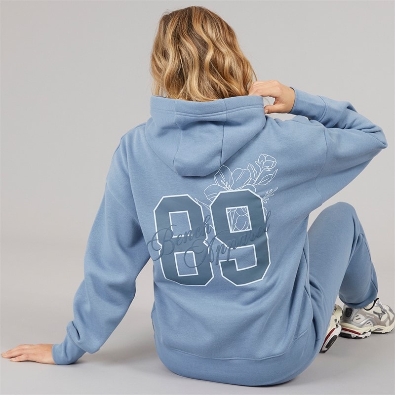 Bench Dame Pella Hættetrøje Dusky Blue - Billede 1