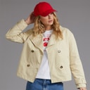 Bench Dame hofte længde trenchcoat Beige