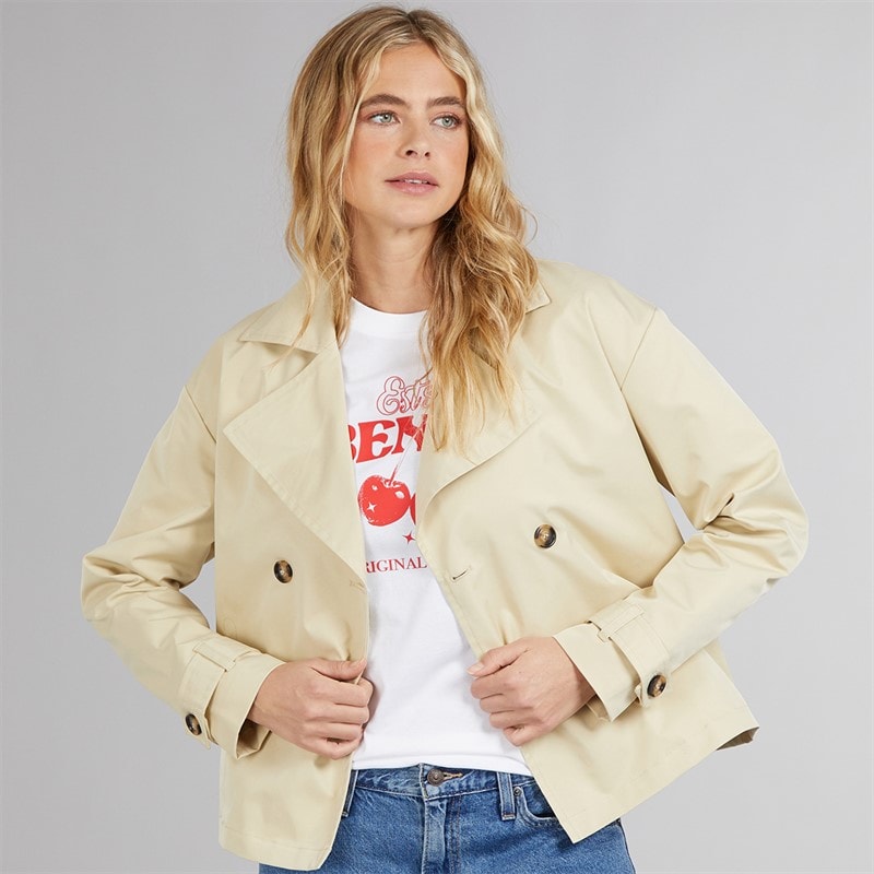 Bench Dame hofte længde trenchcoat Beige - Billede 3