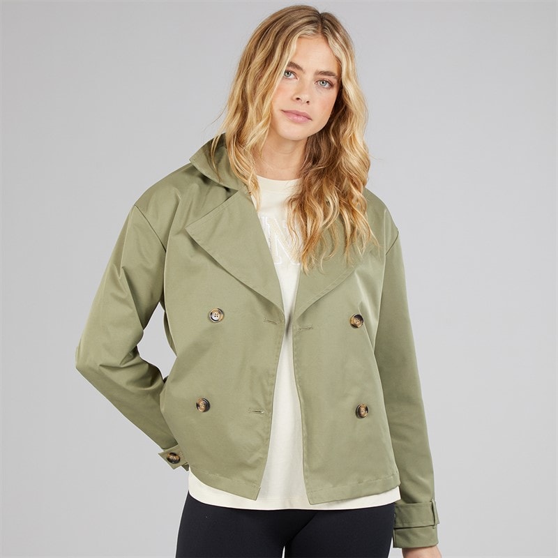 Bench Dame hofte længde trenchcoat Khaki - Billede 1