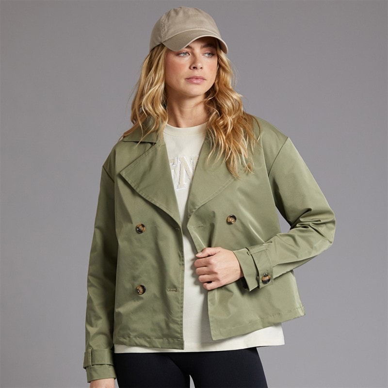 Bench Dame hofte længde trenchcoat Khaki - Billede 3