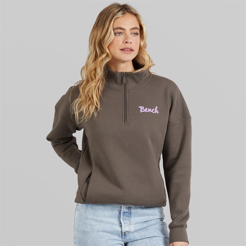 Bench Dame Casiah Sweatshirt Charcoal - Billede 3