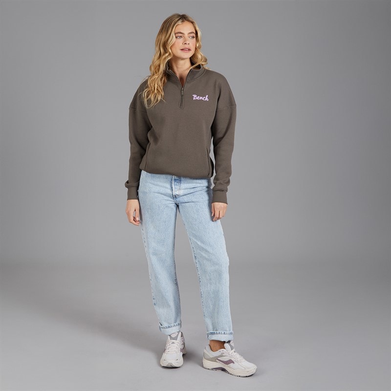 Bench Dame Casiah Sweatshirt Charcoal - Billede 4