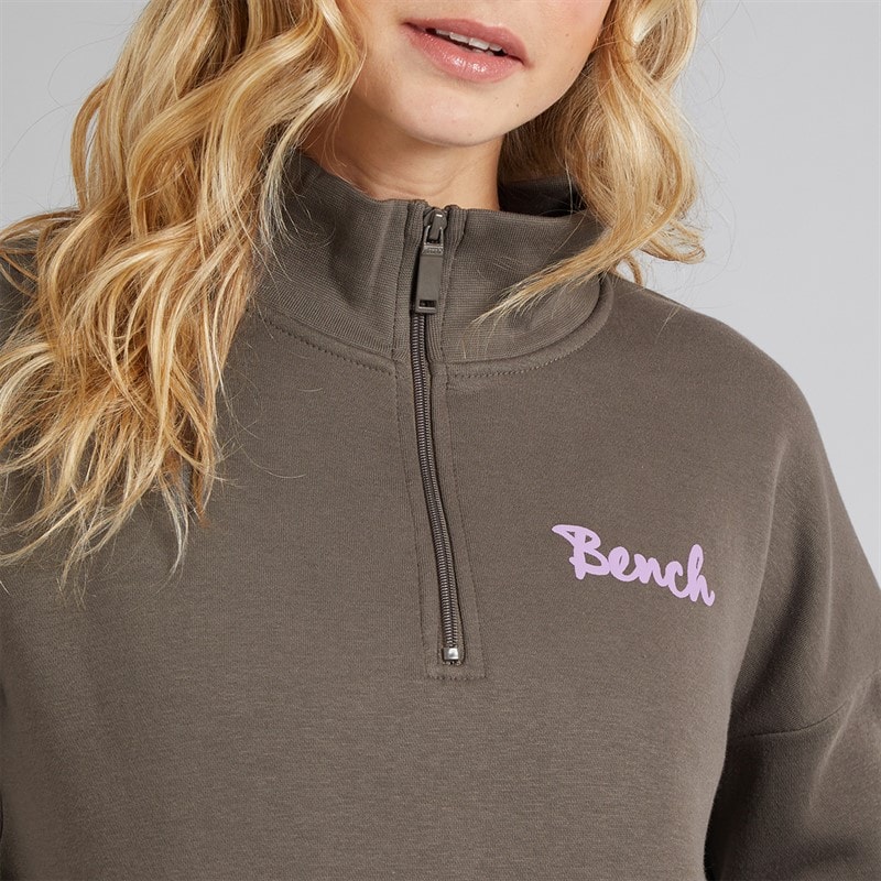 Bench Dame Casiah Sweatshirt Charcoal - Billede 5
