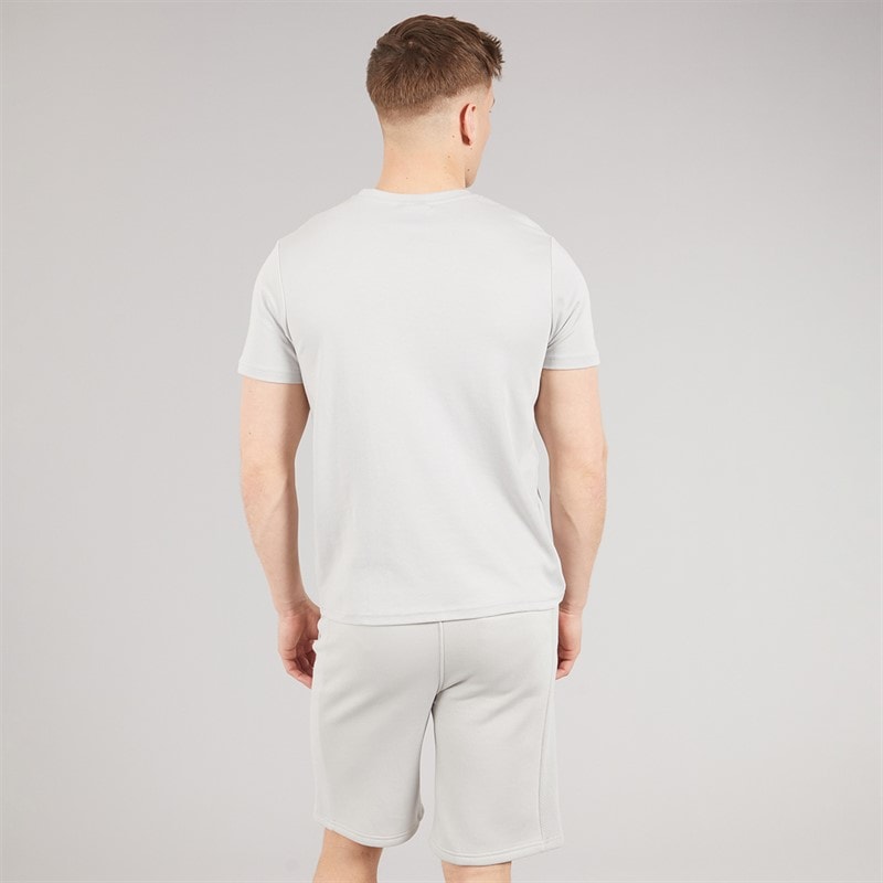 Bench Herre Vare T Shirt Og Shorts Sæt Sæt Frost Grey - Billede 2
