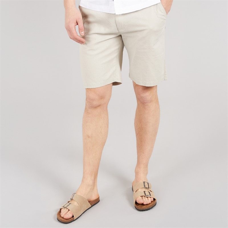 Bench Herre Setero Linned Shorts Sand - Billede 1