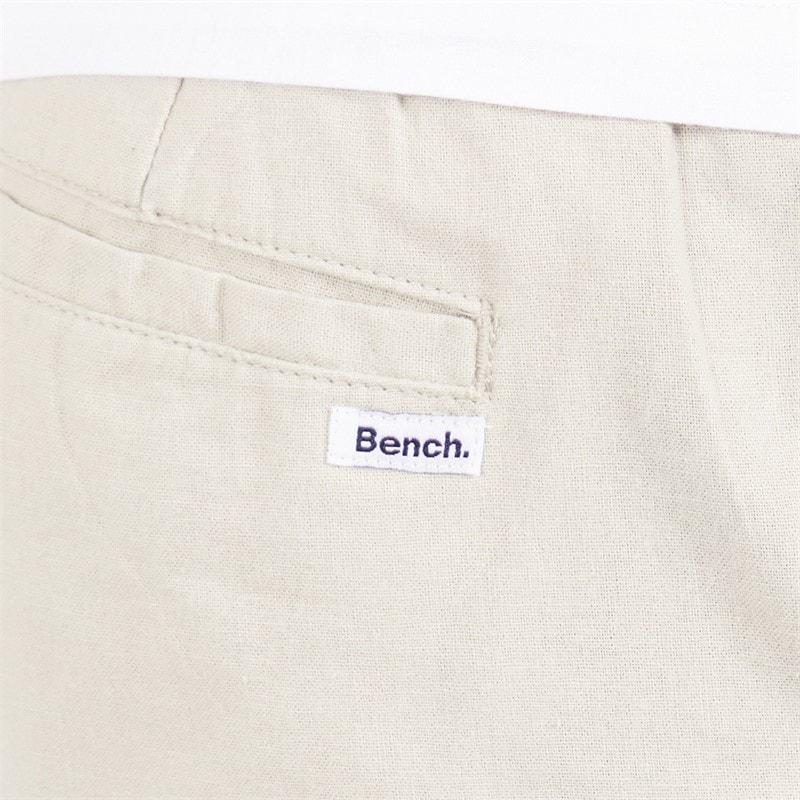 Bench Herre Setero Linned Shorts Sand - Billede 3