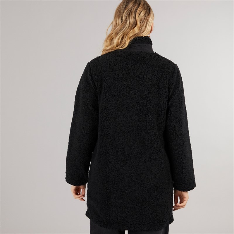 Bench Dame Akita Lang Lynlås Fleece Sort - Billede 2