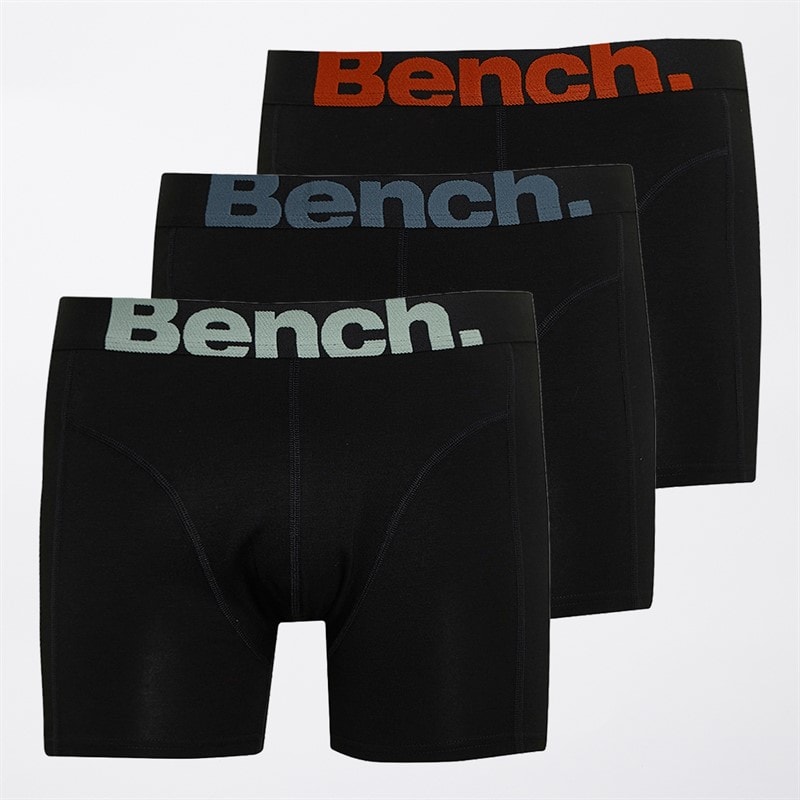Bench Herrer Luthen Tre Pak Bambus Bokser Sort - Billede 1
