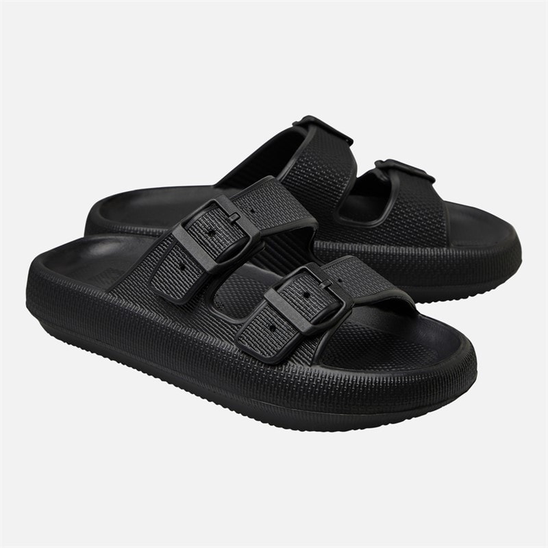 Bench Dame Ibbette Sandaler Med Dobbelt Rem Sort - Billede 5