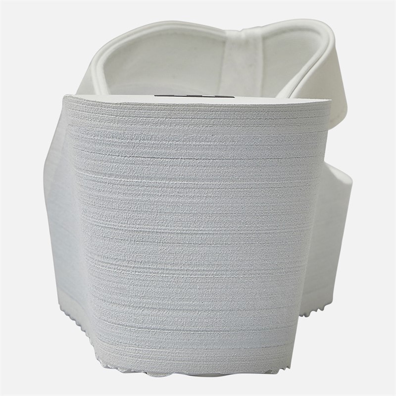 Bench Dame Vacay Chunky Kile Hæle Klipklappere White Pu - Billede 4