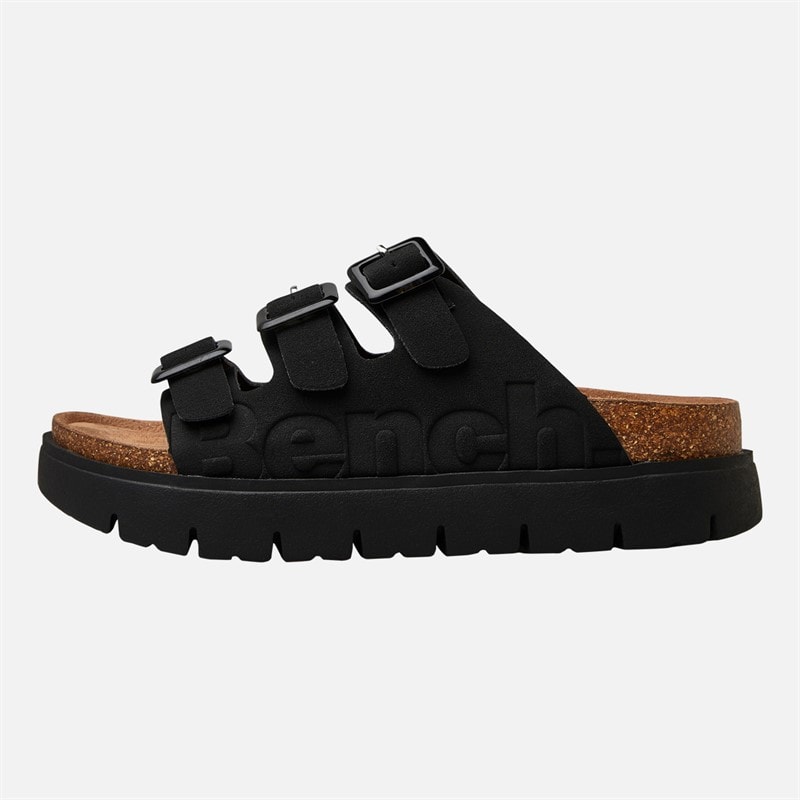 Bench Dame Ushuaia Triple Spænde Sandaler Sort - Billede 2