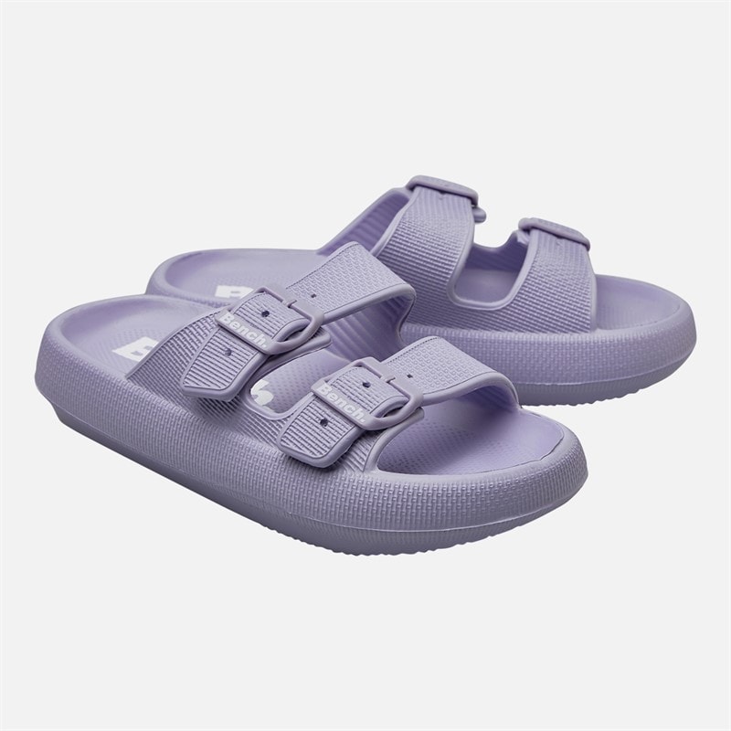 Bench Dame Ibbette Sandaler Med Dobbelt Rem Lilac - Billede 5