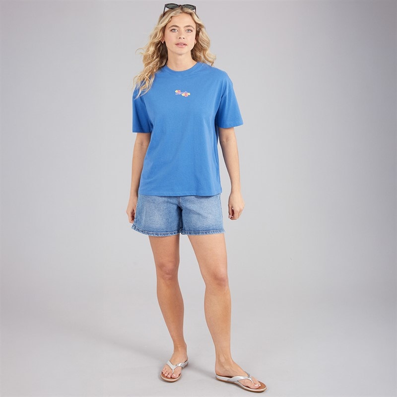 Bench Dame Craya T Shirt Cobalt Blue - Billede 4